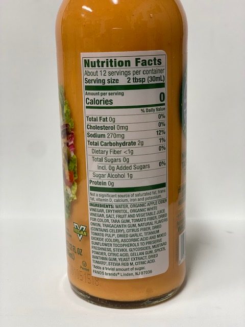 Walden Farms Low Carb/Low Cal Dressing