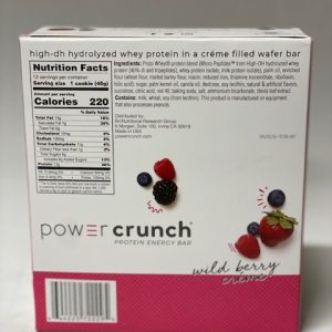 Power Crunch Wild Berry Cream Bar