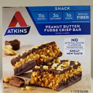 Atkins Advantage Peanut Butter Fudge Crisp Bar Box of 5