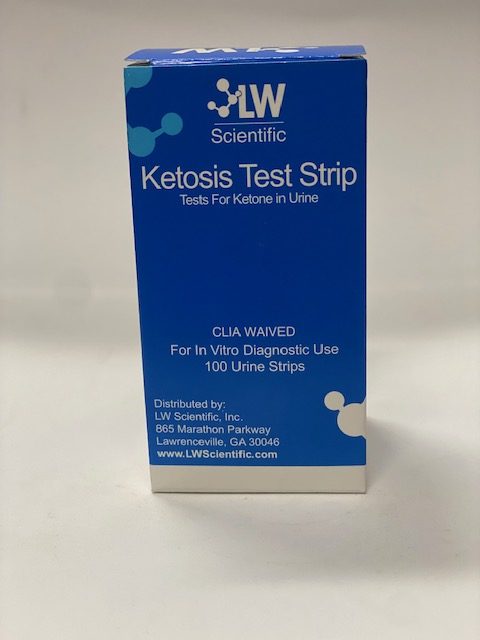 Lw Scientific Ketone Test Strips Bottle of 100