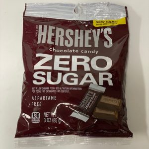 Hershey's Sugar Free Milk Chocolate Bars 3oz Bag