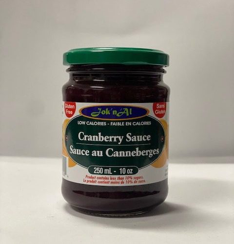 Jok N Al Low Carb Cranberry Sauce