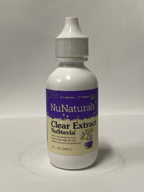 Nu Naturals Liquid Stevia 2 oz Plastic Bottle