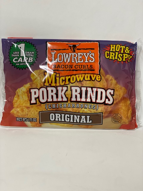 Lowrey's Bacon Curl Microwave Pork Rinds Original