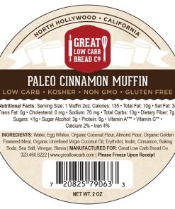 Great Low Carb Cinnamon Paleo Muffin 2oz Pack of 12 fact