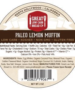Great Low Carb Paleo Lemon Muffin 2oz