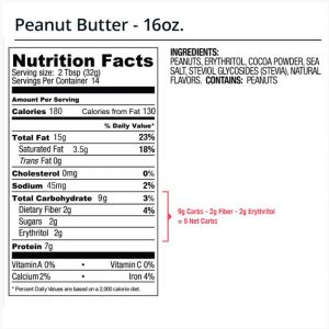 Legendary Foods Peanut Butter Cup Flavored Peanut Butter 12oz
