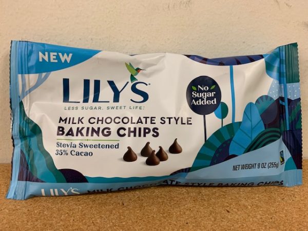 LILY'S Sugar Free Milk Chocolate Baking Chips