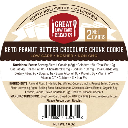 Great Low Carb Keto Peanut Butter Cookie