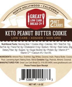 Great Low Carb Keto Peanut Butter Cookie