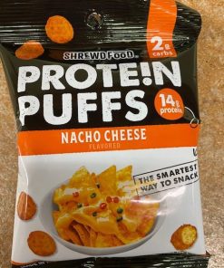 Shrewd Food Nacho Cheese Protein Puffs .74 Oz