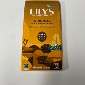 LILYS ORIGINAL DARK CHOCOLATE BAR 3 oz.