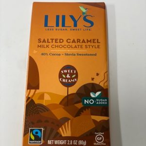 LILYS SALTED CARAMEL MILK CHOCOLATE BAR 3 oz.
