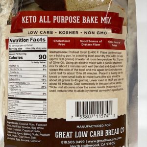 GREAT LOW CARB KETO ALL PURPOSE BAKE MIX 12 OZ