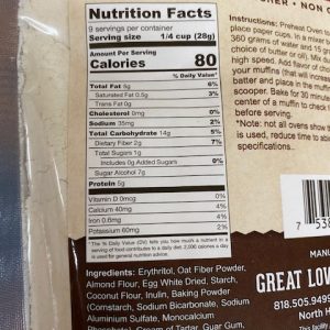 GREAT LOW CARB MUFFIN KETO MIX 9 OZ