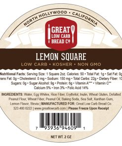 Great Low Carb Lemon Square 2 oz Pack of 12 fact