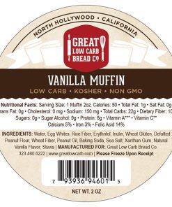 Great Low Carb Vanilla Muffin 2oz Pack of 12 fact