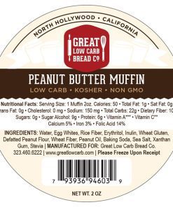 Great Low Carb Peanut Butter Muffin 2oz Pack of 12 fact