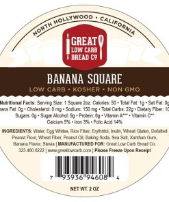 Great Low Carb Banana Square 2 oz Pack of 12 fact