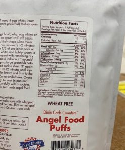Dixie Diners Low Carb Angel Food Puffs Mix
