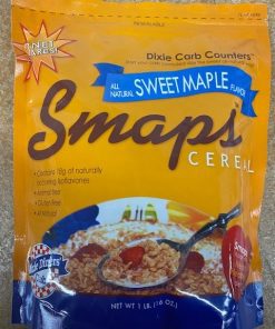 Dixie Diners Low Carb Smaps Maple Breakfast Cereal  1LB box
