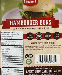 Great Low Carb Hamburger Buns