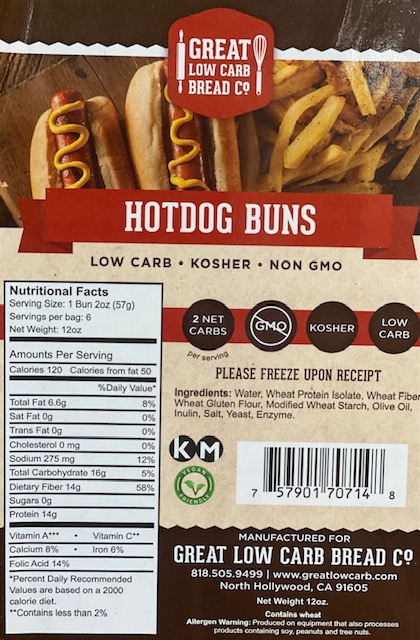 Great Low Carb Hot Dog Buns