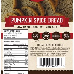 Great Low Carb Pumpkin Spice Bread