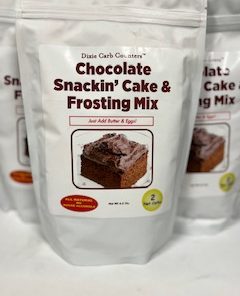Dixie Diners Low carb Snackin Cake Mix & Frosting Mix