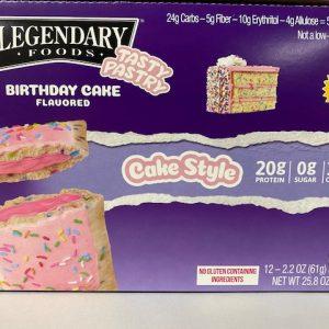 Legendary Foods Tasty Pastry Birthday Cake flavored 3 Pack