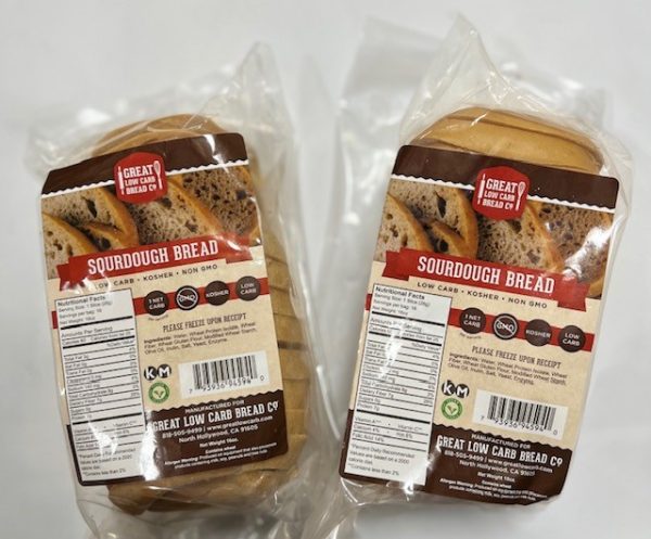 Great Low Carb Sourdough Bread 2 Pack