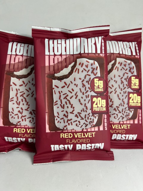 Legendary Foods Tasty Pastry Red Velvet 3 Pack