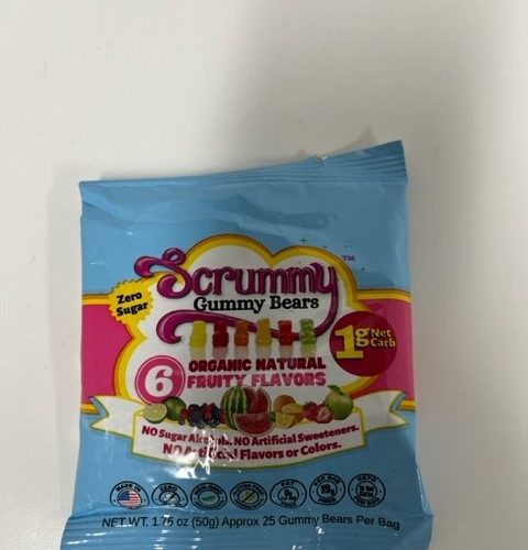 Lily's Gummy Bears 1.8 oz, 3net carbs