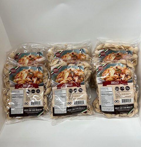 Great Low Carb Bread Company Pasta Shells 8oz -6 pack